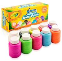 图片 10色2盎司可水洗儿童颜料-荧光效果  Washable Kids Paint Neon2oz 10ct