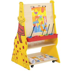 图片 新长颈鹿双面画架(枫木纹) Giraffe Easel