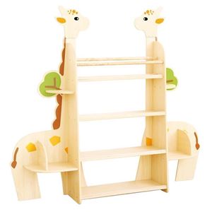 图片 长颈鹿单体靠墙书柜组   Norway Forest -Giraffe Wall Hanging Book Storage