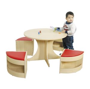 图片 4人圆桌椅组  Round Table & Chairs Set