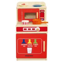 图片 新迷你版幼儿微波炉+冰箱（枫木纹） Mini Toddler Microwave/Fridge