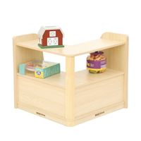 图片 淘乐自然90度转角柜-木色 KB1-MTD030W-30 Safety Toddlers 90-Degree Corner Cabinet