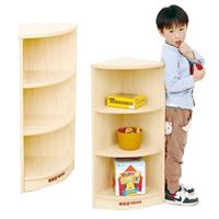 图片 挪葳森林90度三层小角柜 KB1-NVA018A Corner 3 Shelf Unit